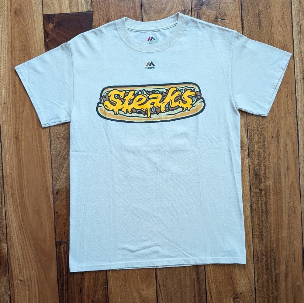 Steaks Wit Baseball Tee (S)